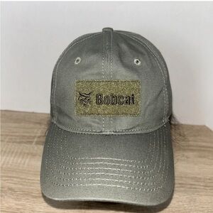 Official Bobcat Equipment Tactical Olive Green Cap Cotton OSFA No Flag Patch